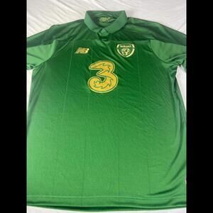 NWT Ireland Soccer Home Jersey Medium New Balance Irish Green Size XL NEW